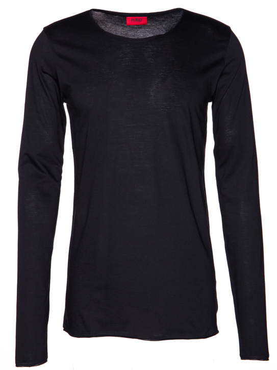 HUGO LANGARMSHIRT DOOPS FARBE SCHWARZ 001 XL