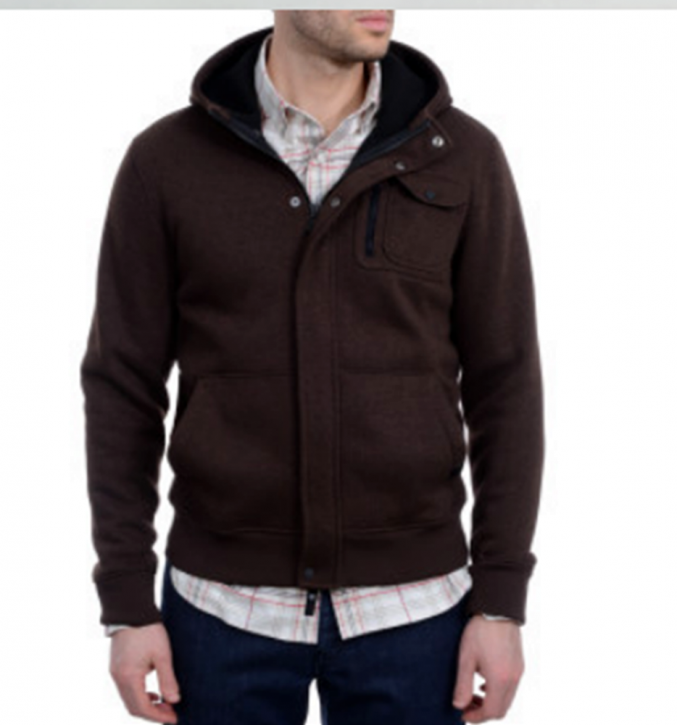 VICTORINOX SWEAT JACKE DRUMLIN BLACK HEATHER FARBE SCHWARZ 002