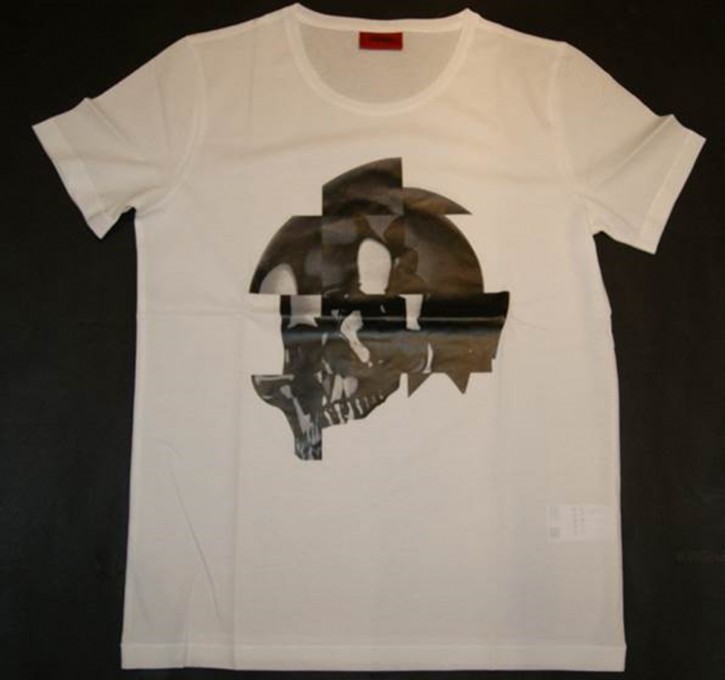 HUGO  TEE SHIRT DULL FARBE WEISS 100