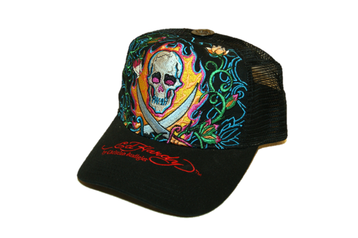 ED HARDY CAP 13SKULL08 FARBE SCHWARZ