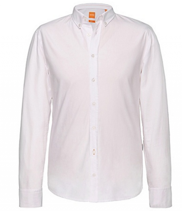 BOSS ORANGE SHIRT EDIPOE FARBE WEISS 100