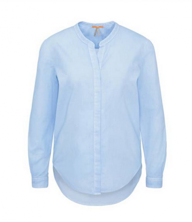 BOSS ORANGE BLUSE EFELIZE_10 FARBE HELLBLAU 460