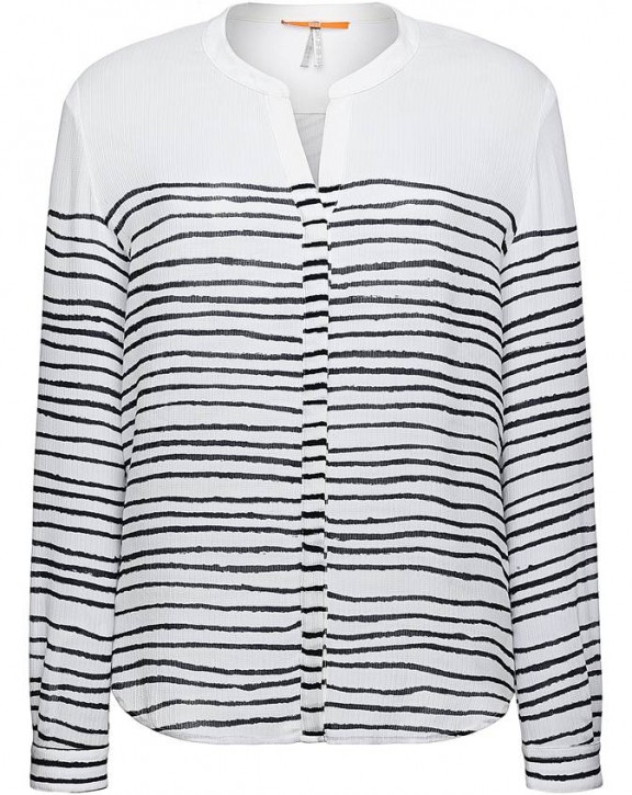 BOSS ORANGE BLUSE EFELIZE_6 FARBE DUNKELBLAU 403