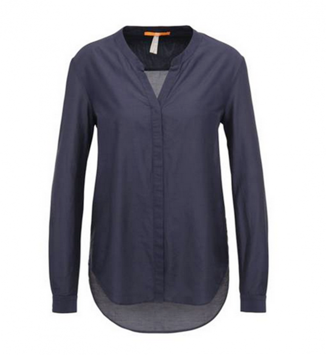 BOSS ORANGE BLUSE EFELIZE_10 FARBE DUNKELBLAU 405