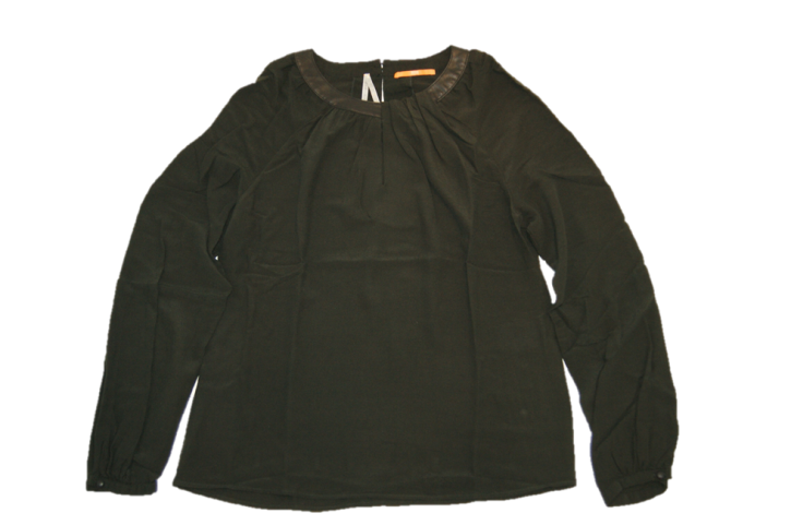 BOSS ORANGE BLUSE ELAZY FARBE SCHWARZ 001