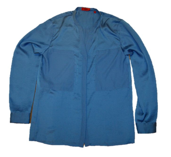 HUGO WOMAN BLUSE ELOUANE FARBE ROYALBLAU 422