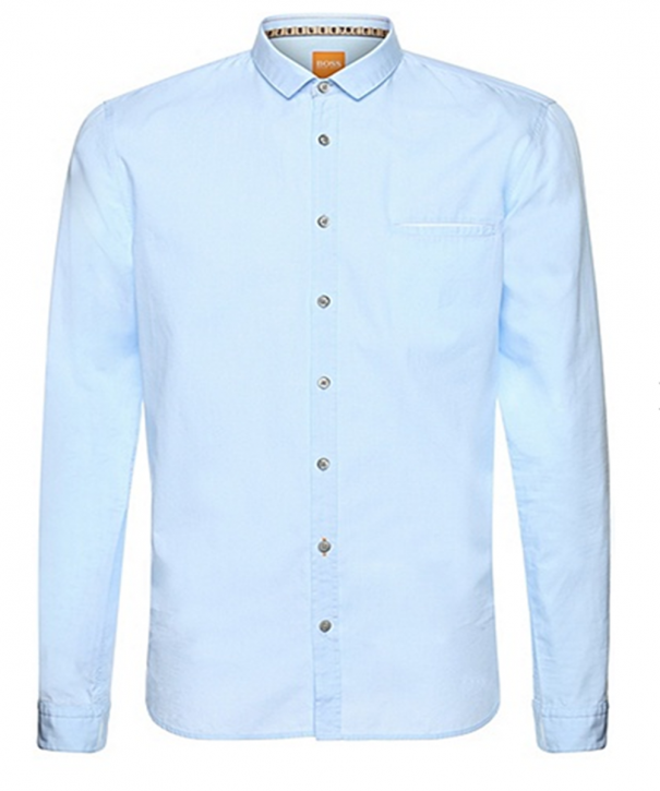 BOSS ORANGE SLIM FIT SHIRT EMISOE FARBE HELLBLAU 460
