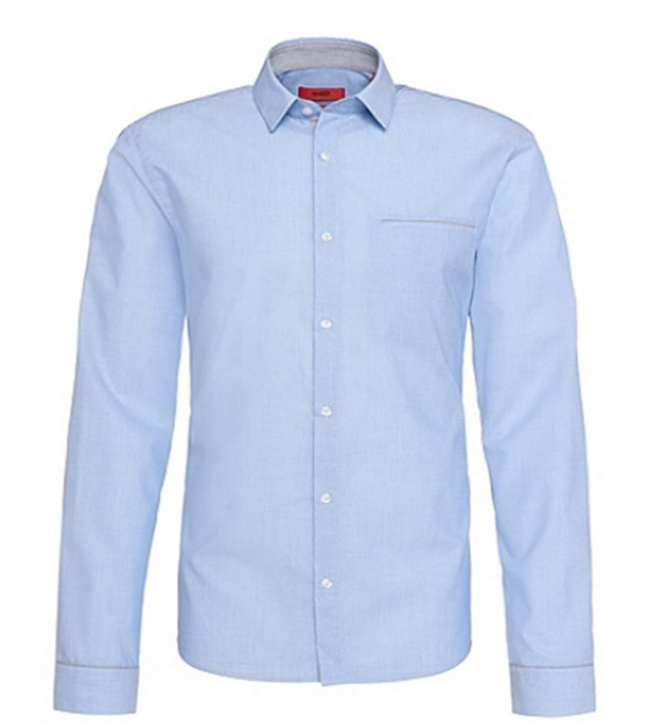HUGO SLIM FIT SHIRT ERCUTIO FARBE HELLBLAU 432