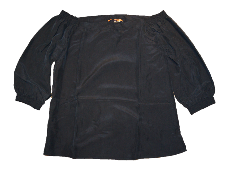 BOSS ORANGE TUNIKA BLUSE EROI FARBE DUNKELBLAU 405