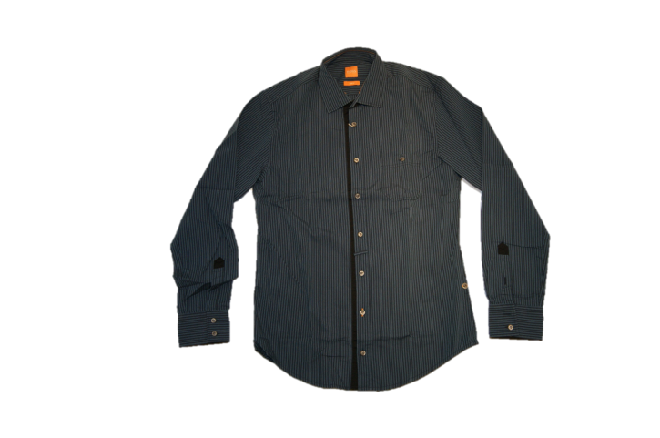 BOSS ORANGE HEMD ESLIME FARBE BLAU 421