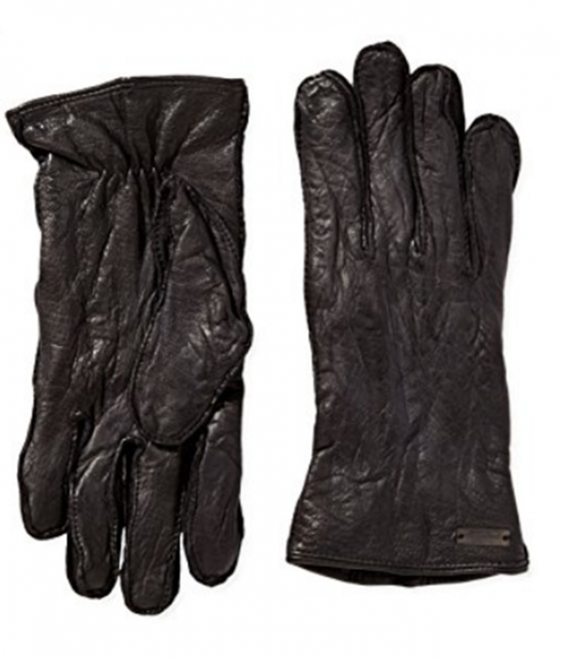 BOSS ORANGE HANDSCHUHE GANS FARBE SCHWARZ 001