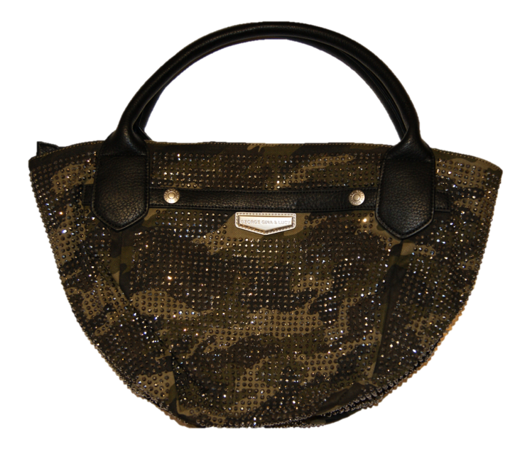 GEORGE GINA & LUCY HANDTASCHE GEORGOUS CAMOU STONE 75