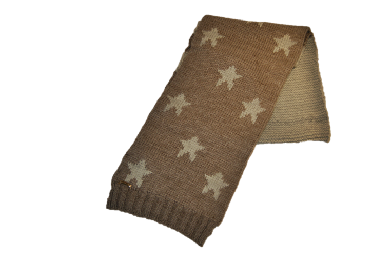 GEORGE GINA & LUCY SCHAL MIDKNIT STARS FARBE BEIGE #21