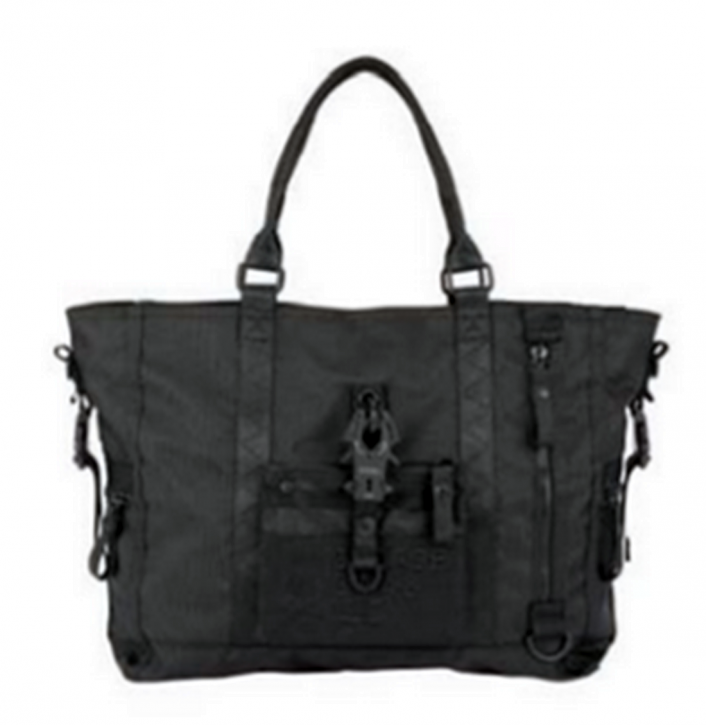 George Gina & Lucy Damen Schultertasche  Basic Nylon Usche Black Luster 900