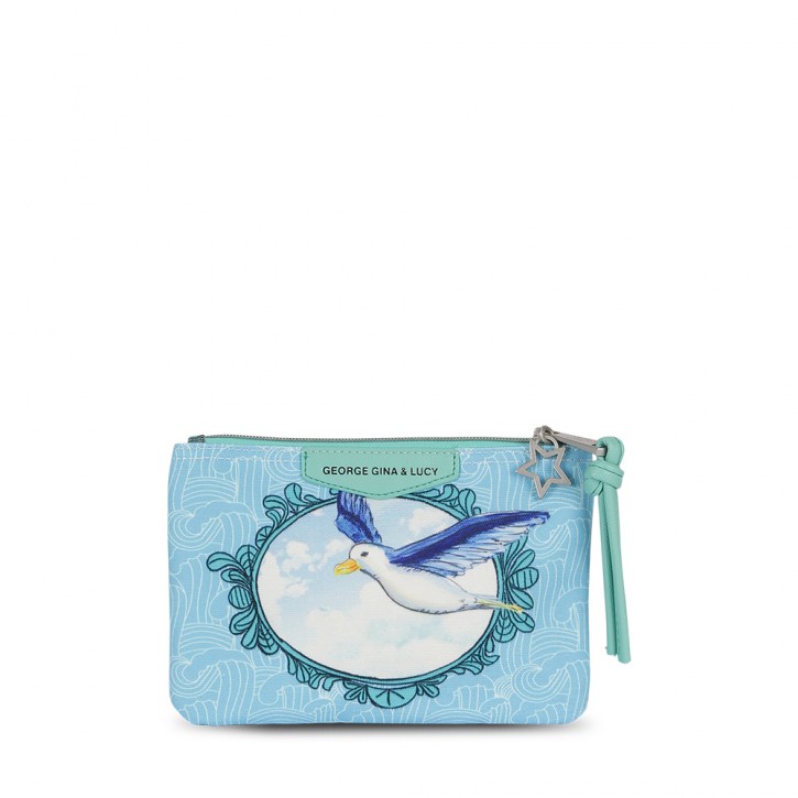 GEORGE GINA & LUCY KOSMETIKTASCHE GINAS POUCH FARBE SKY GLITTER BIRD 606