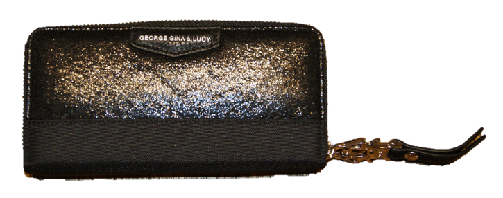 GEORGE GINA & LUCY GELDBÖRSE GIRLSROULE FARBE BLACK GLITTER MIX 97
