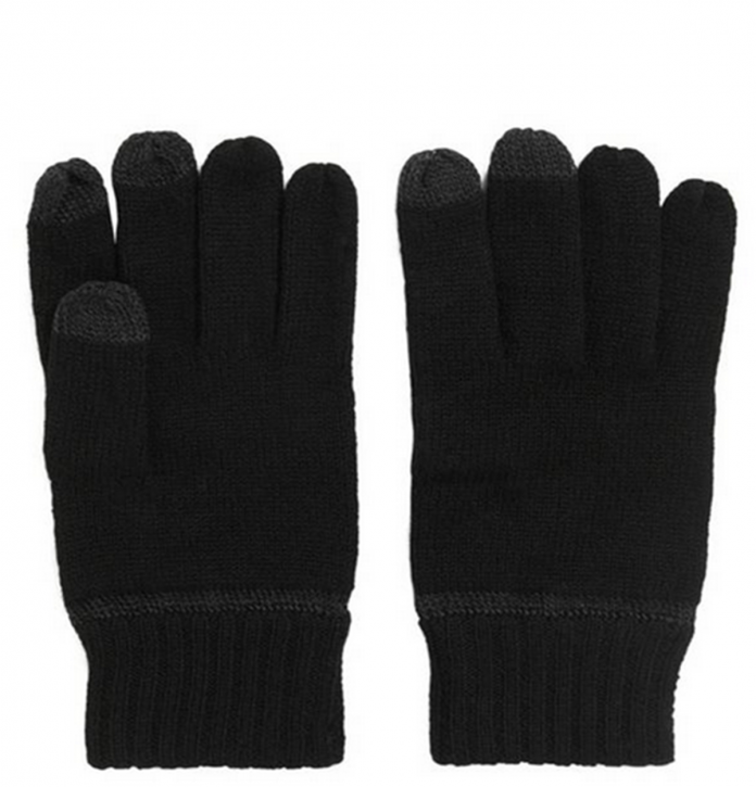 BOSS ORANGE Touchscreen-Handschuhe GRASS-3 aus Schurwoll-Mix Farbe 001