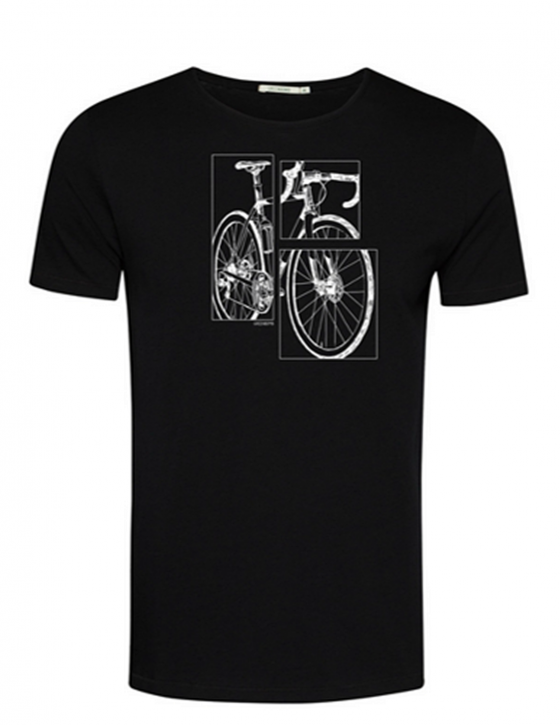GREENBOMB Herren T-Shirt Bike Cut Spice Black