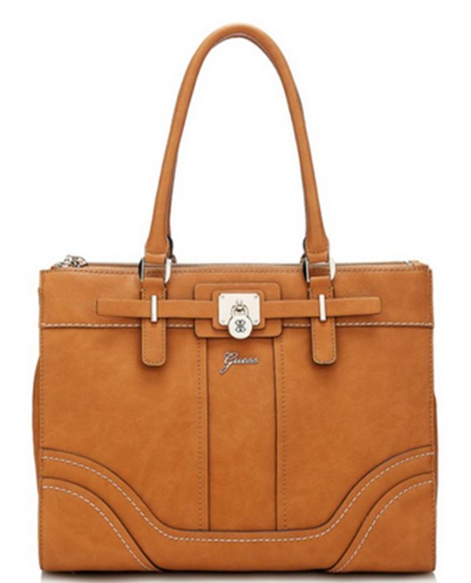 GUESS TASCHE GREYSON FARBE COGNAC GR : LARGE
