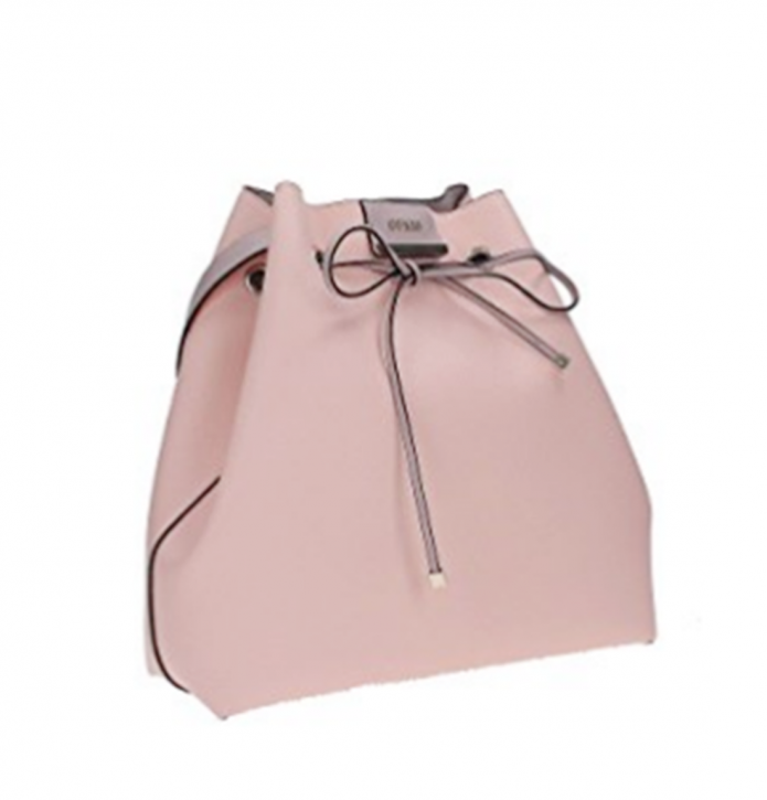 GUESS UMHÄNGETASCHE BOBBI  FARBE CAMEO /GREY