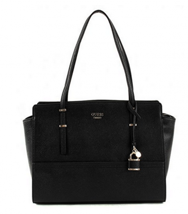 GUESS Shopper Tasche DEVYN SATCHEL Farbe schwarz