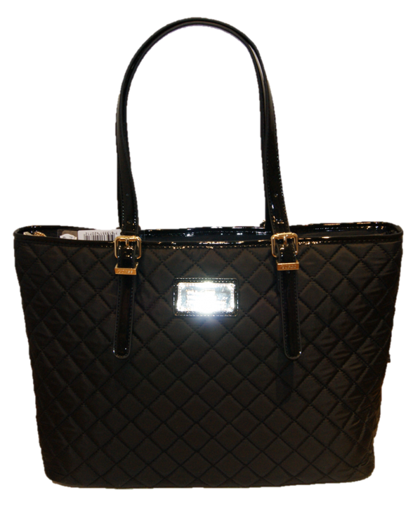 GUESS SHOPPERTASCHE FLORENCIA CARRYALL L FARBE SCHWARZ