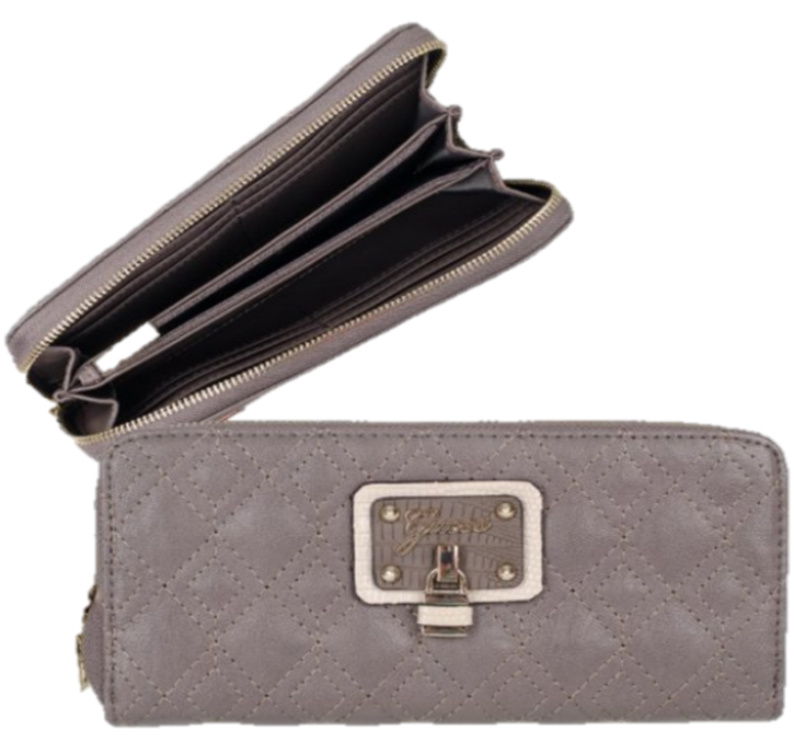 Guess Liane SLG Clutch Geldbörse farbe taupe