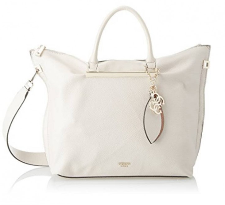 GUESS Schulter und Handgelenkstasche LOU LOU Farbe stone