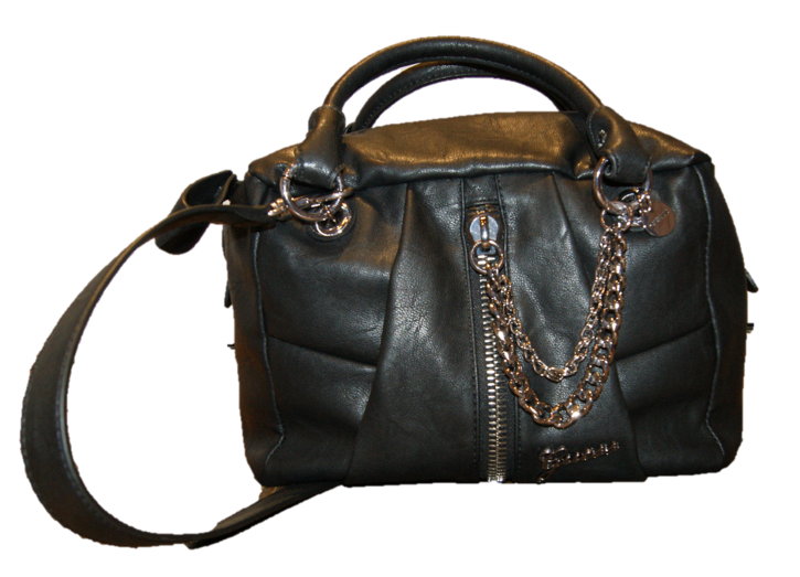 GUESS HANDTASCHE BRADSHAW BOX SATCHEL FARBE SCHWARZ
