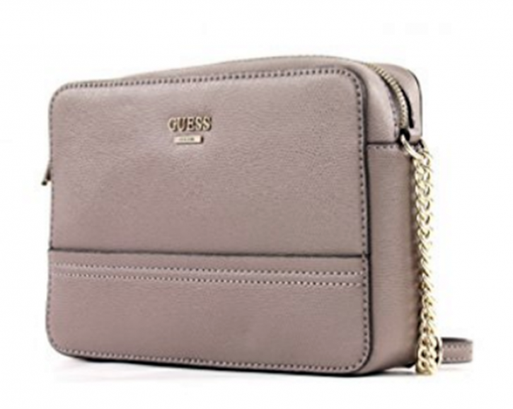 GUESS Schulter Umhängetasche DEVYN Farbe taupe