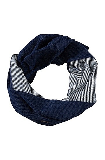 BOSS ORANGE LOOP-SCHAL NINDI FARBE DUNKELBLAU 401