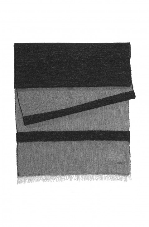 HUGO SCHAL MEN-Z 425 FARBE SCHWARZ 001