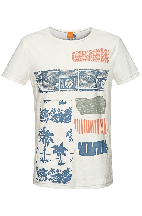 BOSS ORANGE TEE -SHIRT TILIUS 3 FARBE CREME 101