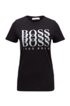 HUGO BOSS T-Shirt C_Eloga1 aus Bio-Baumwolle mit Dégradé-Logo schwarz 001