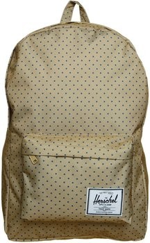 HERSCHEL RUCKSACK CLASSIC FARBE KHAKI POLKA DOT