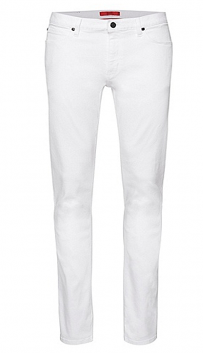 HUGO SLIM FIT JEANS 708 FARBE WEISS 100 34/34