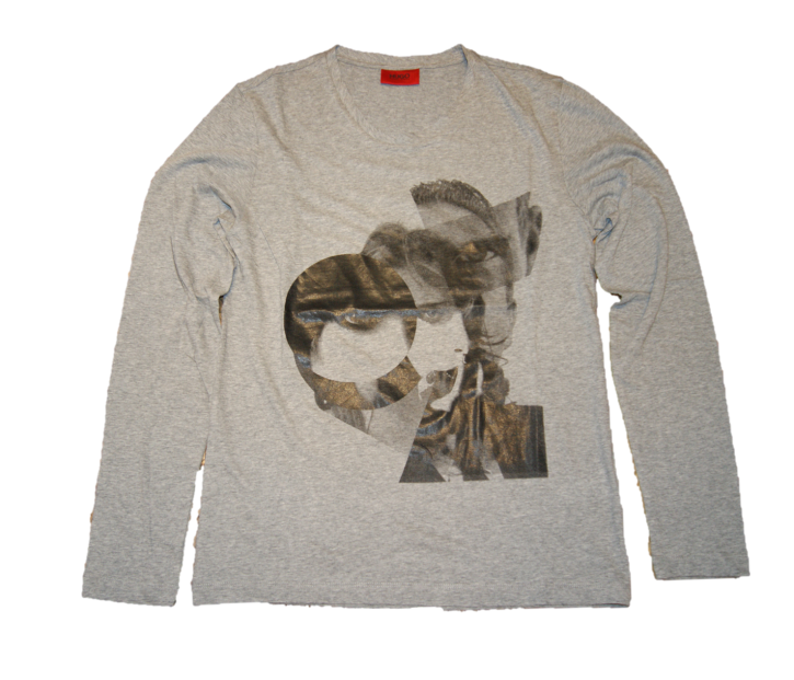 HUGO T-SHIRT DACE FARBE GRAU 063