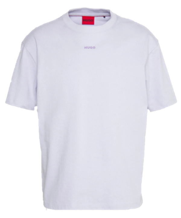 Hugo Relaxed-Fit T-Shirt Dapolino aus Baumwoll-Jersey mit Logo-Print Light/Pastel Purple 535