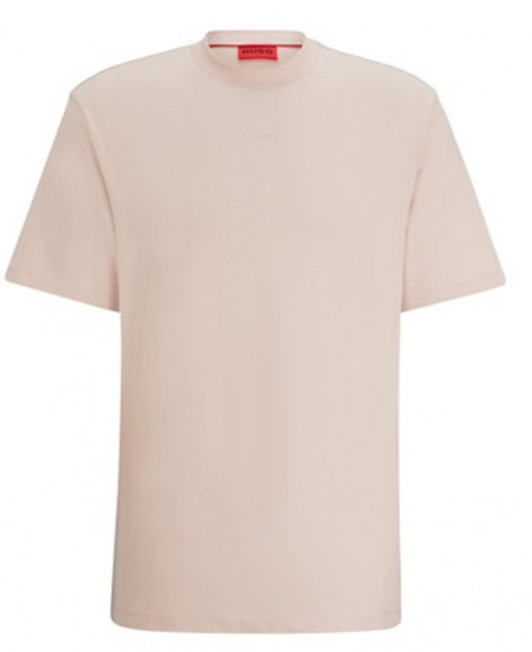 Hugo Relaxed-Fit T-Shirt Dapolino aus Baumwoll-Jersey mit Logo-Print rosa 681 M