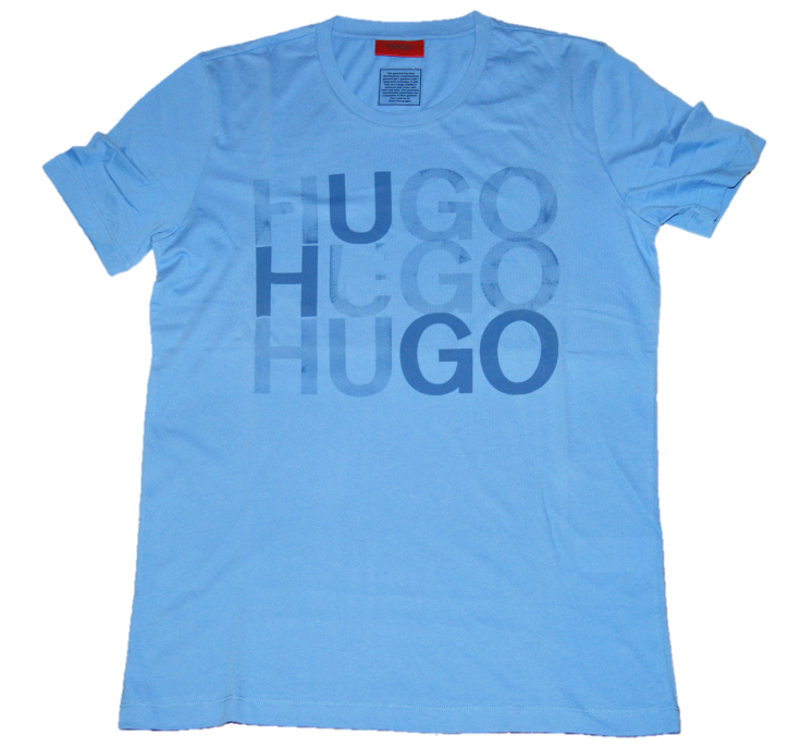 HUGO TEE SHIRT DULIO FARBE HELLBLAU 434