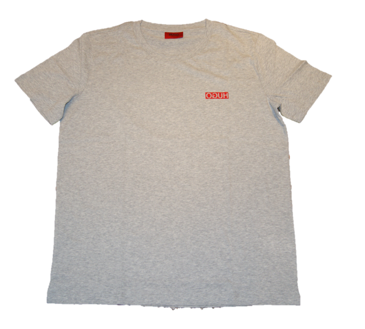 HUGO TEE SHIRT DURNED FARBE GRAU 067