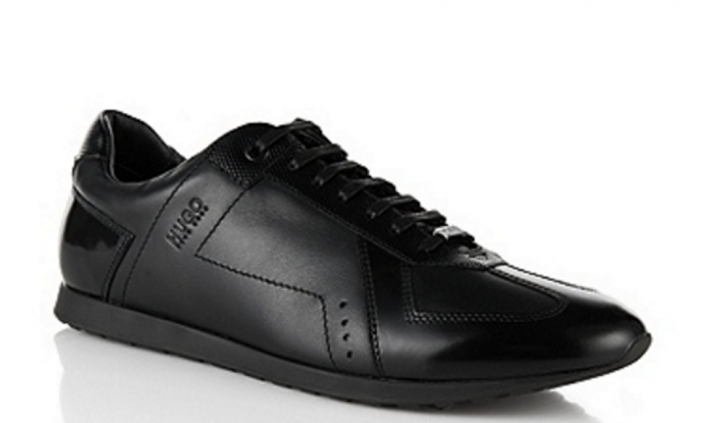 HUGO LEDER SNEAKER INFYL FARBE SCHWARZ 001