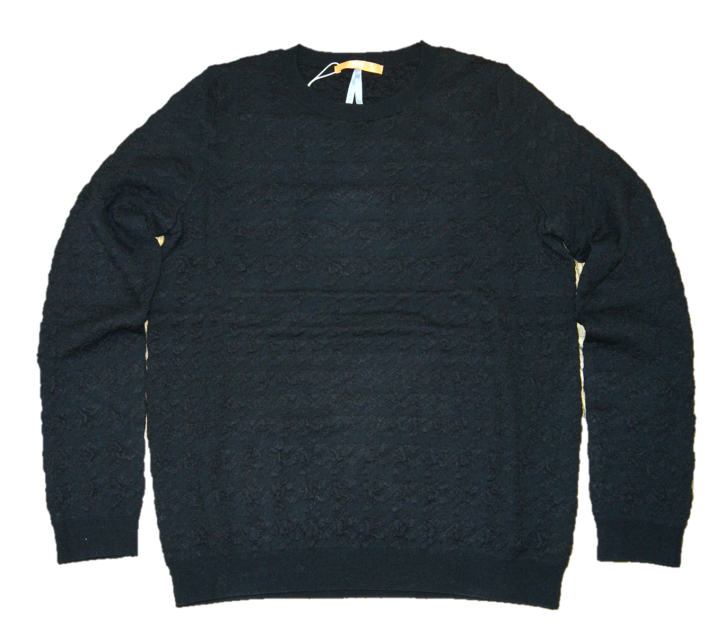 BOSS ORANGE Strickpullover IONNA mit tonalem Hahnentritt Muster Farbe schwarz 001