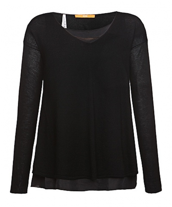 BOSS ORANGE PULLOVER ISOTTAH FARBE SCHWARZ 001