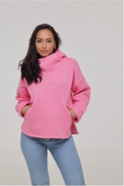 David Benedict / Laura Lauren Kapuzenpullover Jil kuscheliger Hoodie pink 037 XS