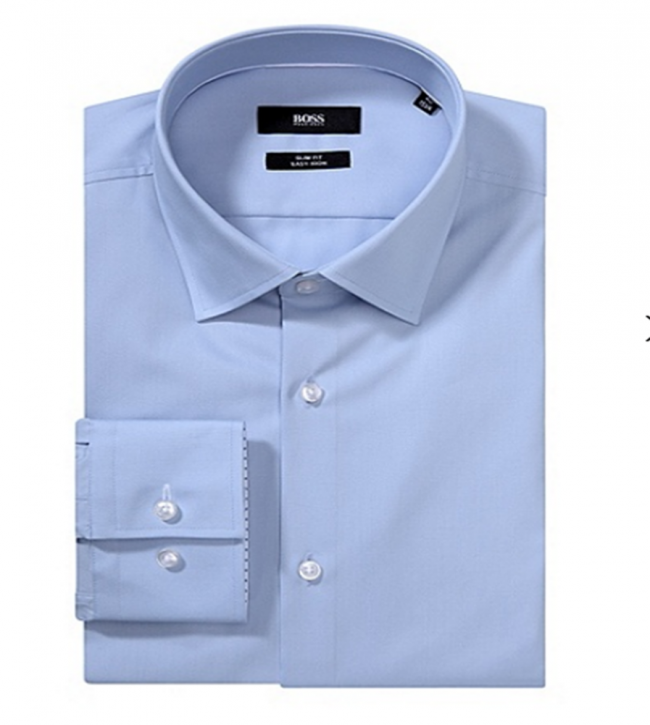 BOSS BLACK SHIRT JOEY FARBE HELLBLAU 433