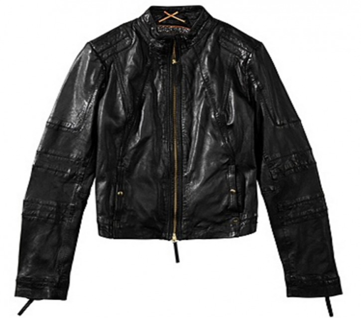 BOSS ORANGE LEDERJACKE JONASSA FARBE SCHWARZ 001