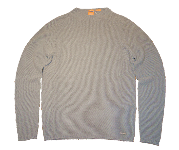 BOSS ORANGE PULLOVER KAMUTT FARBE GRAU 051