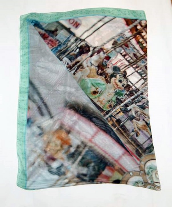 MASHA AND KATE TUCH KARUSELL FARBE GRÜN