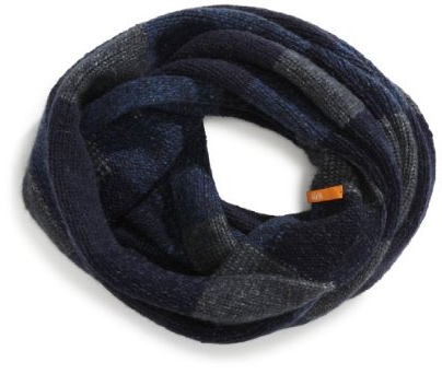 BOSS ORANGE SCHAL KATCH FARBE DUNKELBLAU 402